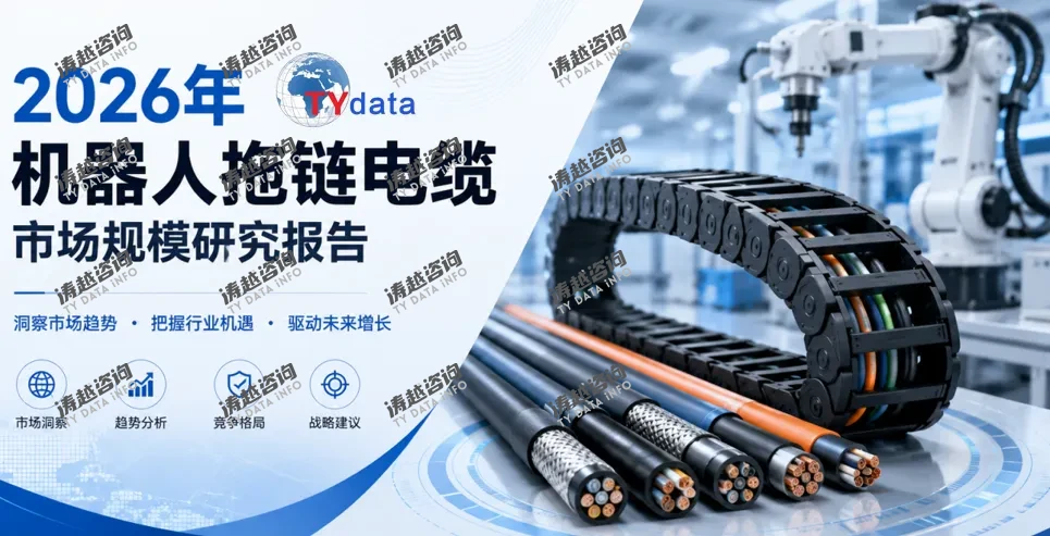 全球机器人拖链电缆市场稳步扩张,2032 年规模将达 12.36 亿美元